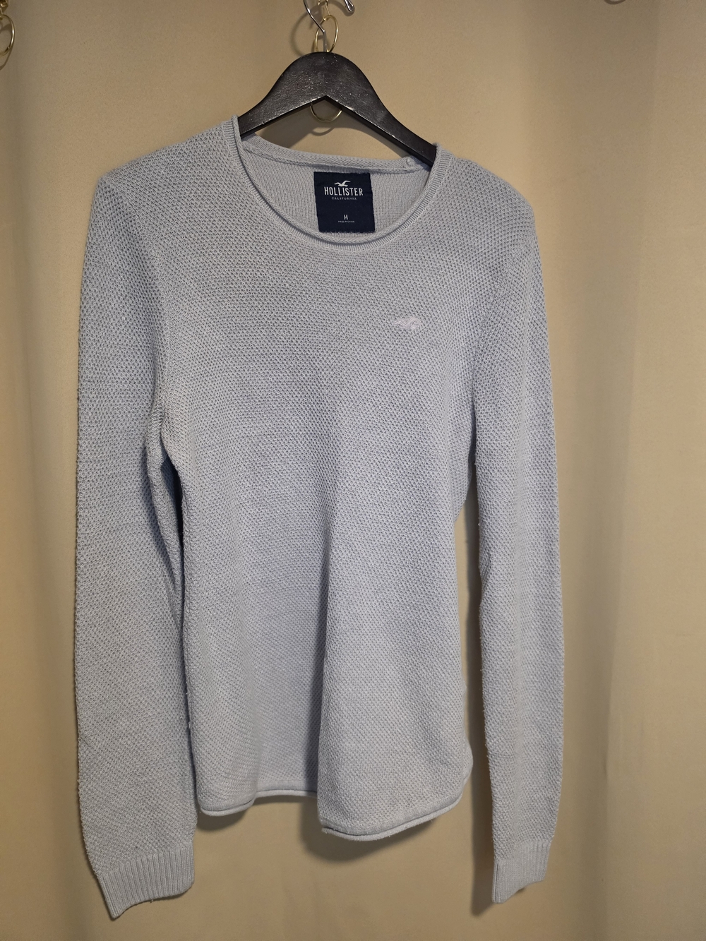 Hollister Light Lavender Womens Crewneck Knit Sweater